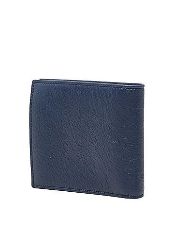 Balenciaga Balenciaga Square Coin Wallet, Bi-fold Compact, 542001, Navy Leather, Men's, BALENCIAGA (view 2)