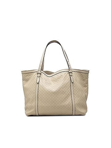 Gucci Gucci Microguccissima Tote Bag Shoulder 309613 Ivory White Leather Women's GUCCI (view 1)