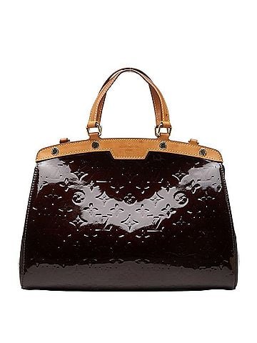 Louis Vuitton Louis Vuitton Monogram Vernis Blair MM Handbag M91619 Amarante Purple Patent Leather Women's LOUIS VUITTON (view 1)