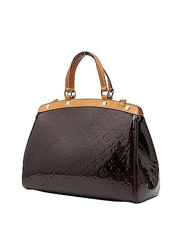 Louis Vuitton Louis Vuitton Monogram Vernis Blair MM Handbag M91619 Amarante Purple Patent Leather Women's LOUIS VUITTON (view 2)