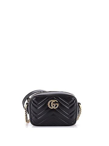 Gucci GG Marmont Shoulder Bag Matelasse Leather Mini (view 1)