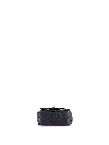 Chanel Square Classic Single Flap Bag Quilted Caviar Mini (view 2)