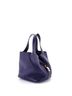 Hermès 100% Leather Blue Picotin Lock Bag Clemence MM One size - photo 3