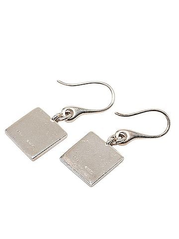 Gucci Gucci Square Swing Earrings, SV925 Silver, Women's GUCCI (view 2)