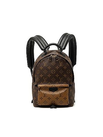 Louis Vuitton Louis Vuitton Monogram Reverse Palm Springs Backpack M43116 Brown Leather Women's LOUIS VUITTON (view 1)