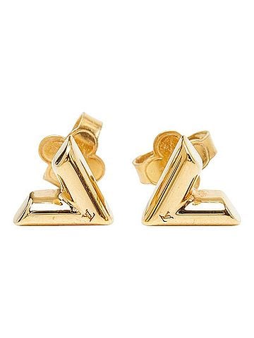 Louis Vuitton Louis Vuitton Essential V Earrings M68153 Gold Plated Women's LOUIS VUITTON (view 1)