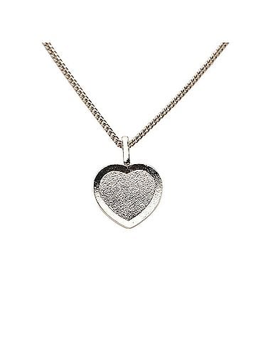 Chanel Chanel Coco Mark Heart Motif Necklace, Gold and Black Plated Rhinestones, Women's CHANEL (view 2)