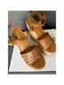 Larroudé 100% Leather Brown Sandals Size 9 - photo 4