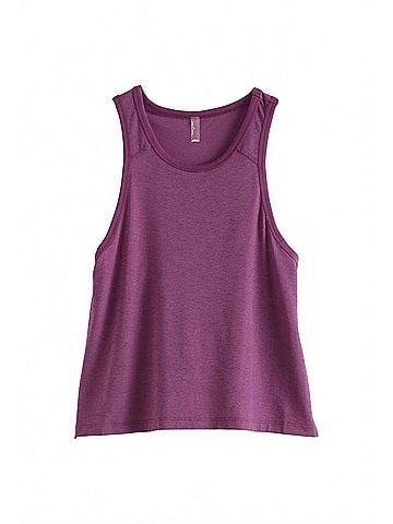 FP Movement Women's Tempo Flash Finish Tank in Deep Mulberry (view 1)