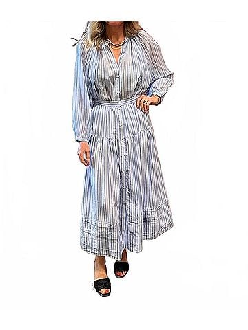 DÔEN Marceline Skirt in Salerno Stripe (view 2)