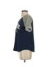 Majestic 100% Polyester Blue Gray Short Sleeve Blouse Size S - photo 3
