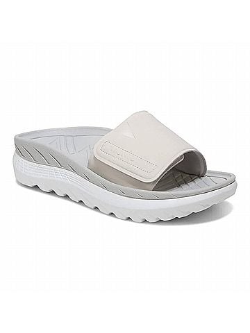 Vionic Women's Rejuvenate Recovery Sandal in White Vapor (view 2)