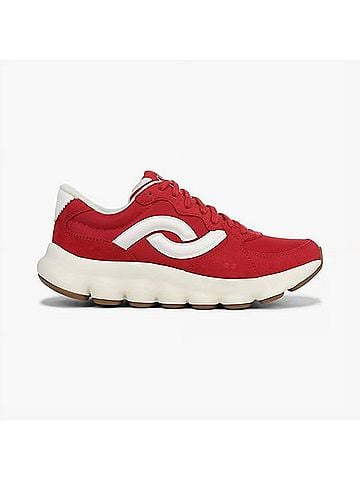 Ryka Women's Podflow Retro Walking Shoe in Cherry Red (view 1)