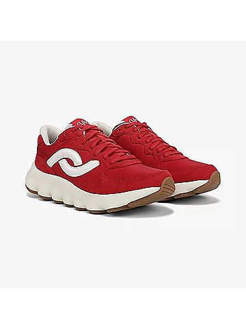 Ryka Women's Podflow Retro Walking Shoe in Cherry Red (view 2)