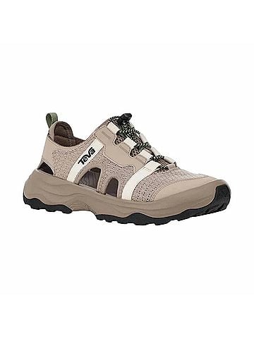 Teva Women's Outflow Closed-Toe Sandal in Feather Grey/Desert Taupe (view 1)