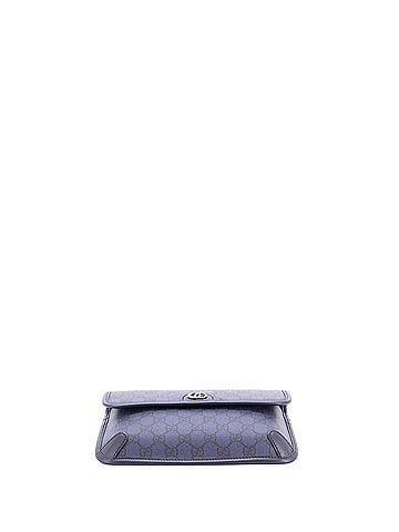 Gucci Ophidia Flap Belt Bag GG Coated Canvas with Leather (view 2)