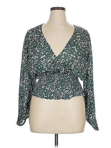 WAYF Wayf 3/4 Sleeve Blouse (view 1)
