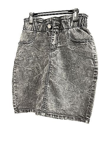 Bamboo Denim Skirt (view 1)
