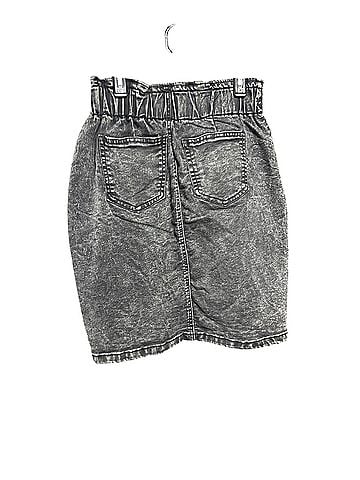 Bamboo Denim Skirt (view 2)