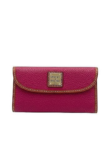 Dooney & Bourke Pebble Grain Leather Continental Wallet Wallet (view 1)