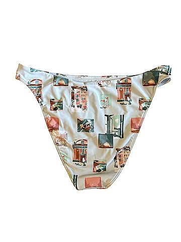 Abercrombie & Fitch mid-rise high leg moderate Swimsuit Bottoms (view 2)
