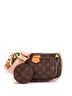 Louis Vuitton 100% Coatead Canvas Brown Multi Pochette Accessoires Monogram Canvas One size - photo 1
