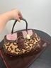 Coach Animal Print Brown Pink Tan Leather Hobo One size - photo 6