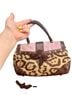 Coach Animal Print Brown Pink Tan Leather Hobo One size - photo 2