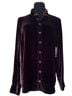 CP Shades 100% Velvet Brown Button-Down Shirt Size M - photo 1