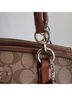 Coach 100% Leather Print Brown Leather Shoulder Bag One size - photo 9
