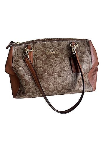 Coach Christie Carryall Leather Shoulder Bag (view 1)