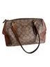 Coach 100% Leather Print Brown Leather Shoulder Bag One size - photo 1