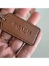 Coach 100% Leather Print Brown Leather Shoulder Bag One size - photo 3