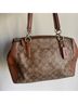 Coach 100% Leather Print Brown Leather Shoulder Bag One size - photo 13