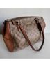 Coach 100% Leather Print Brown Leather Shoulder Bag One size - photo 10