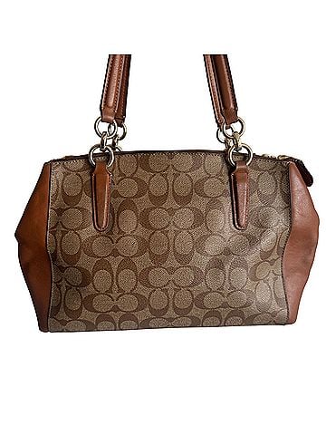 Coach Christie Carryall Leather Shoulder Bag (view 2)