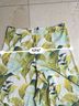 Tommy Bahama Tropical White Green Casual Pants Size 6 - photo 8