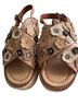 Coach criss cross tea cup floral espadrille platform sandals 
Worn once 
Very c Wedges - photo 1