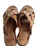 Coach criss cross tea cup floral espadrille platform sandals 
Worn once 
Very c Wedges - photo 2