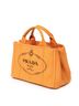 Prada Orange Small Canapa Tote One size - photo 3