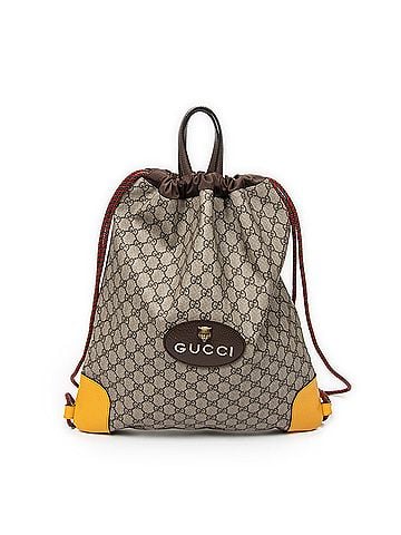 Gucci Web Logo Drawstring Backpack (view 1)