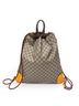 Gucci White Web Logo Drawstring Backpack One size - photo 5
