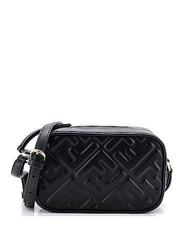Fendi Camera Case Bag Zucca Embossed Leather Mini (view 1)