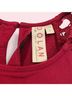 Dolan Burgundy Short Sleeve Blouse Size XS - photo 3