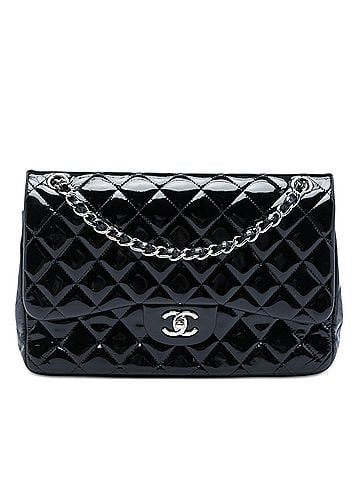 Chanel Jumbo Classic Patent Double Flap (view 1)