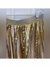 Zero Degrees Celsius Gold White Formal Skirt Size S - photo 5