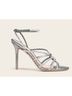 Veronica Beard 100% Leather Silver Heels Size 7 1/2 - photo 3