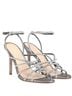 Veronica Beard 100% Leather Silver Heels Size 7 1/2 - photo 1