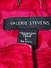 Valerie Stevens 100% Leather Red Leather Jacket Size L - photo 4