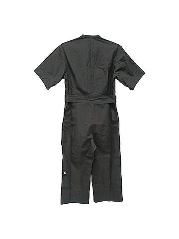 Isabel Marant Isabel Marant Talma Zip-Up Jumpsuit in Black Cotton (view 2)